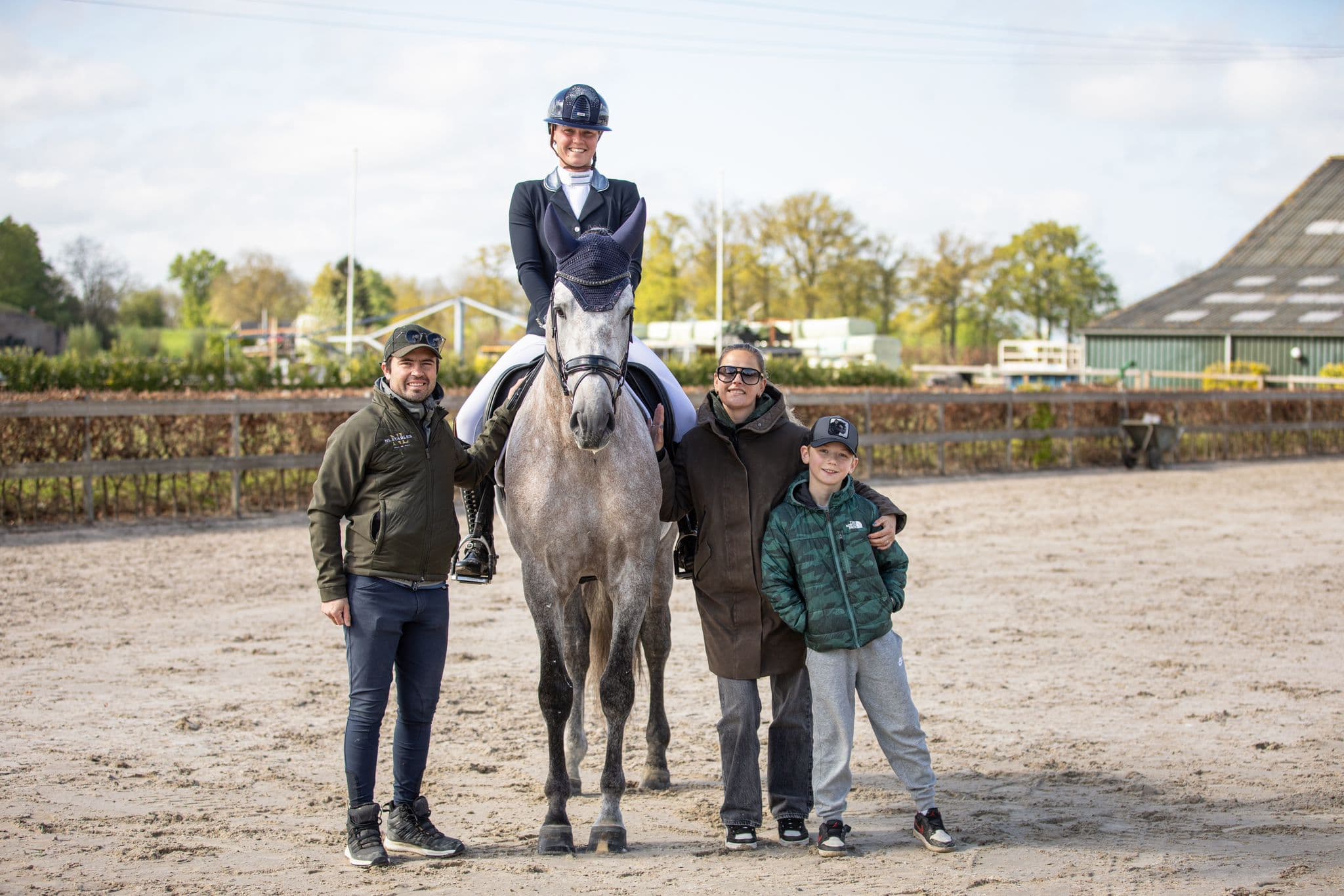Spaans PRE-paard in beweging